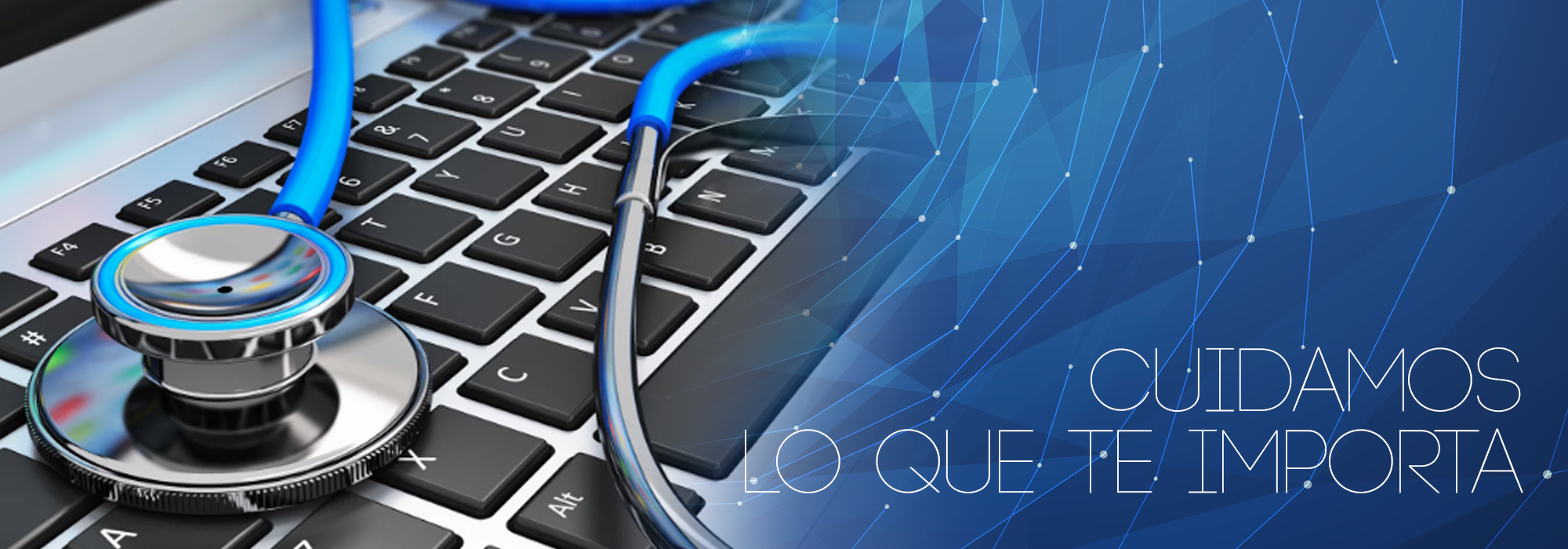 Abstract vector mesh background. Chaotically connected points and polygons flying in space. Flying debris. Futuristic technology style card. Lines, points, circles and planes. Futuristic design.